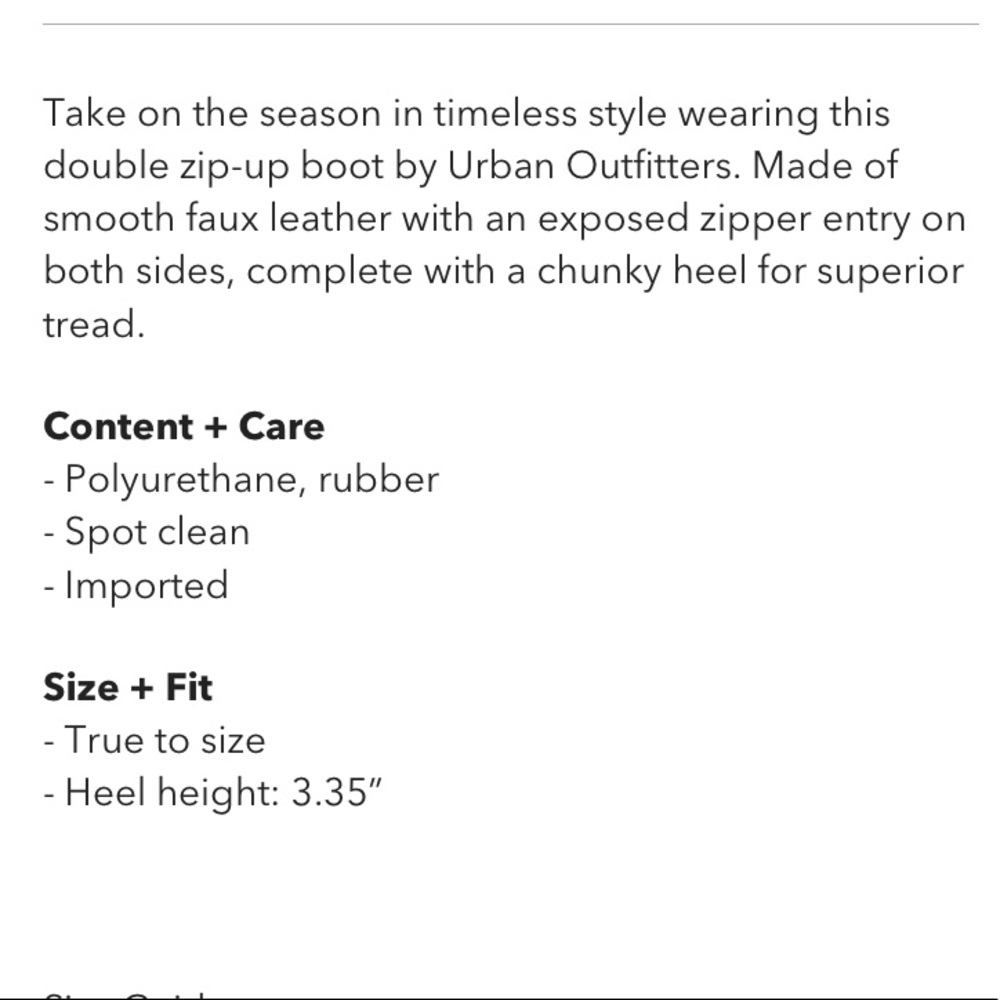 UO Zip Up Boot - Picture 6 of 9
